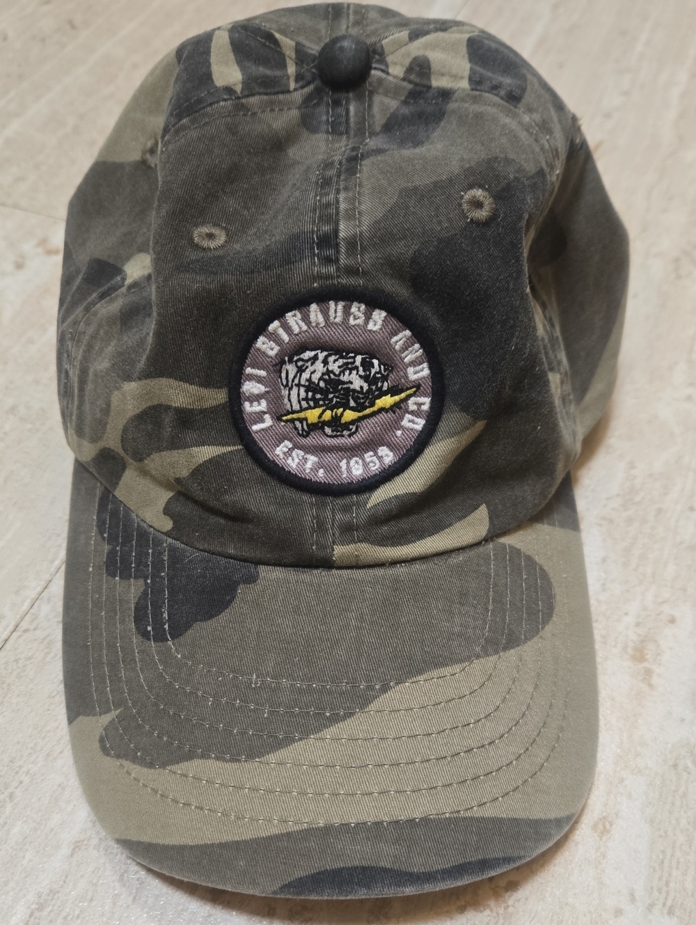 Levi Strauss and Company Camo Adjustable Hat